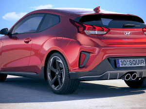 Hyundai Veloster 2019 3D Model