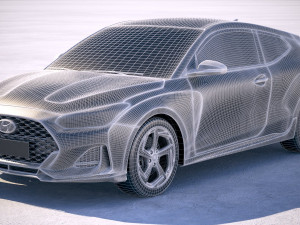 Hyundai Veloster 2019 Modello 3D