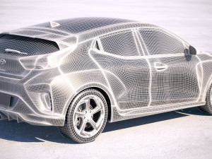 Hyundai Veloster 2019 Modello 3D