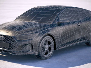 Hyundai Veloster 2019 3D Model