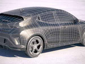 Hyundai Veloster 2019 3D Model