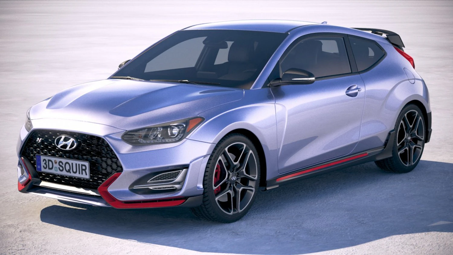 Hyundai Veloster N 2019 3D Model .c4d .max .obj .3ds .fbx .stl .blend 