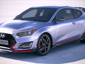 Hyundai Veloster 2019 Modelo 3D