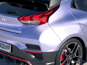 Hyundai Veloster N 2019 3D Model