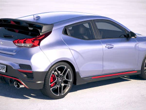 Hyundai Veloster N 2019 3D Model