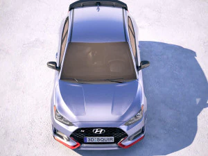 Hyundai Veloster N 2019 3D Model