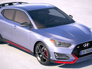 Hyundai Veloster N 2019 3D Model