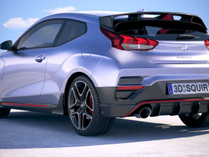 Hyundai Veloster N 2019 Modello 3D