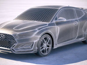 Hyundai Veloster N 2019 3D Model