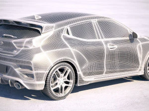 Hyundai Veloster N 2019 3D Model
