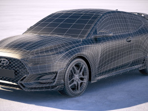 Hyundai Veloster N 2019 Modello 3D