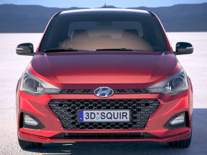 Hyundai i20 2019 3D Model