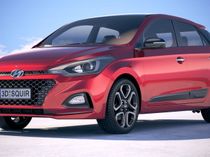 Hyundai i20 2019 3D Model