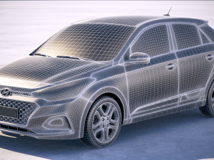 Hyundai i20 2019 3D Model