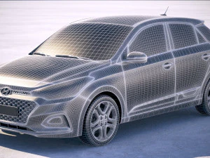 Hyundai i20 2019 3D Model