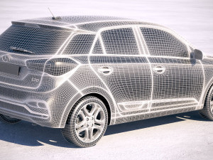 Hyundai i20 2019 3D Model