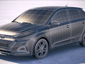 Hyundai i20 2019 3D Model