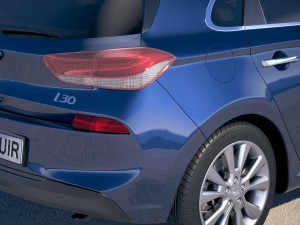 Hyundai i30 2018 3D 모델