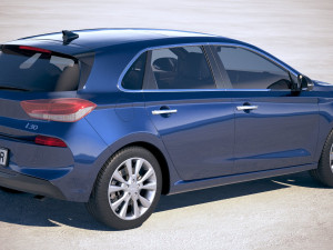 Hyundai i30 2018 3D 모델