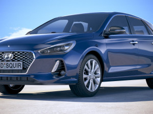 Hyundai i30 2018 3D 모델