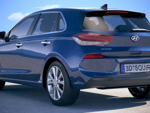 Hyundai i30 2018 3D 모델