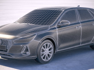 Hyundai i30 2018 3D 모델