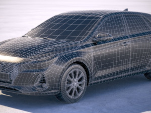 Hyundai i30 2018 3D 모델