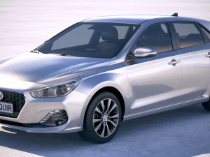 Hyundai i30 2019 Modèle 3D