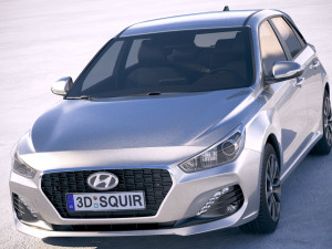 Hyundai i30 2019 3D Model
