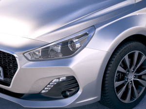 Hyundai i30 2019 3D Model