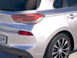 Hyundai i30 2019 3D Model