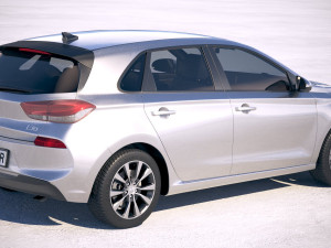 Hyundai i30 2019 3D Model