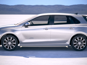 Hyundai i30 2019 3D Model