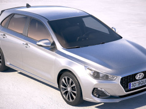 Hyundai i30 2019 3D Model