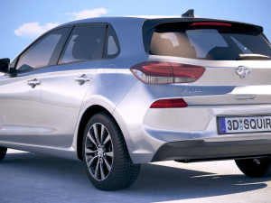 Hyundai i30 2019 3D Model