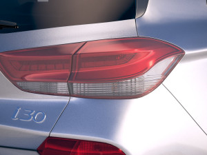 Hyundai i30 2019 3D Model
