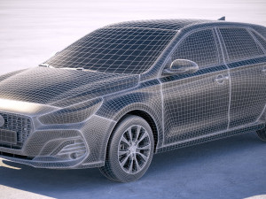 Hyundai i30 2019 3D Model