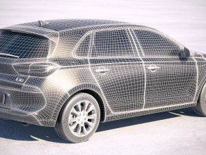 Hyundai i30 2019 3D Model