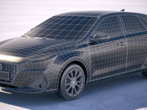 Hyundai i30 2019 3D Model