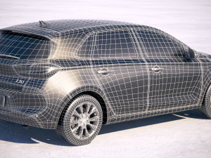 Hyundai i30 2019 3D Model