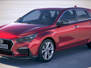 Hyundai i30 N-line 2019 Modello 3D