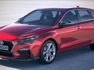 Hyundai i30 N-line 2019 Modèle 3D