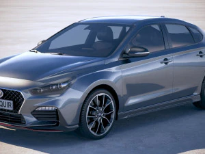 हुंडई i30 फास्टबैक एन 2019 3D मॉडल