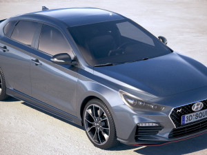 Hyundai i30 Fastback N 2019 3D Model