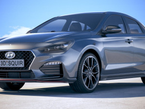 Hyundai i30 Fastback N 2019 3D Model