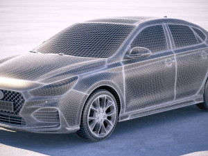 Hyundai i30 Fastback N 2019 3D Model