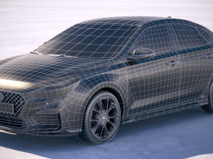 Hyundai i30 Fastback N 2019 3D Model