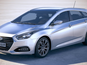 Hyundai i40 2018 Tourer 3D Model