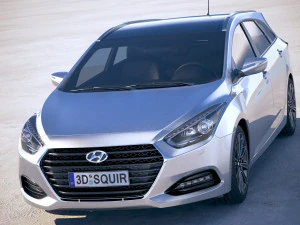 Hyundai i40 2018 Tourer 3D Model