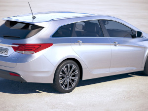 Hyundai i40 2018 Tourer Modelo 3D